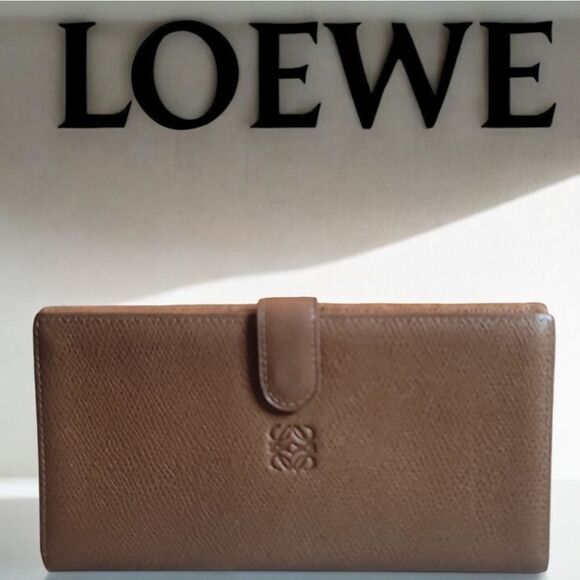 LOEWE Anagram Leather LONG Wallet - Picture 1 of 7